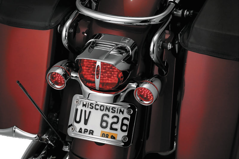 Kuryakyn 9008 Taillight Visor Without Slots Chrome - User 1
