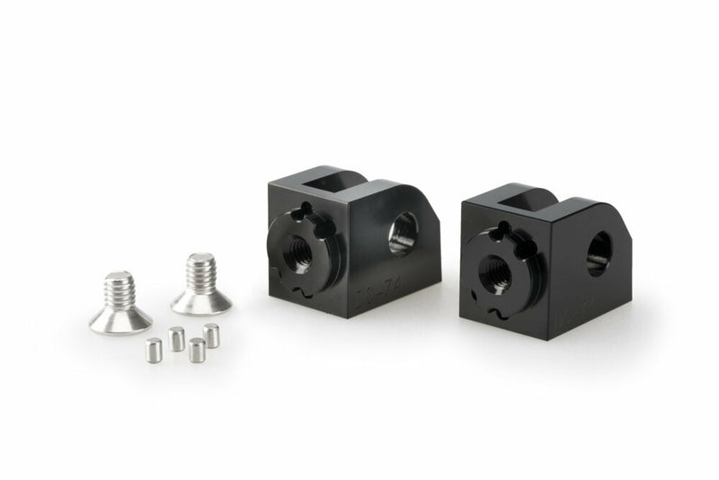 Puig Hi-tech Parts 561-20675BK 20675N FOOTPEG ADAPTOR RIDER ADJUSTABLE YAM