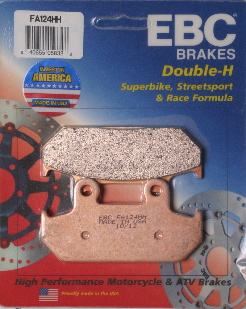 EBC Brake Pads - FA124HH Honda VFR700F Interceptor / VFR750F / CBR1000F Hurricane 1986-1988