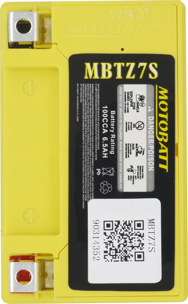 Motobatt 491-1003 MBTZ7S BATTERY MBTZ7S SEALED FACTORY ACTIVATED