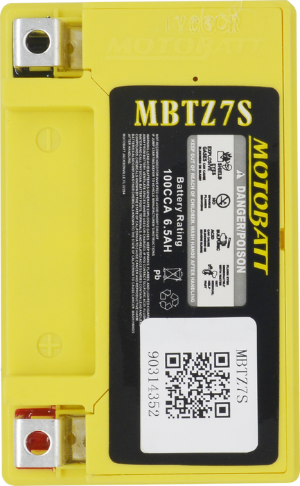 Motobatt 491-1003 MBTZ7S BATTERY MBTZ7S SEALED FACTORY ACTIVATED