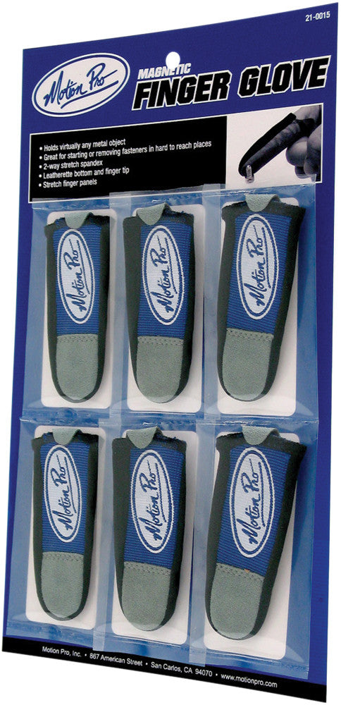 Motion Pro 57-10015 21-0015 MAGNETIC FINGER GLOVES 6/PK