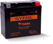 Yuasa Battery YUAM720GZ Yuasa GYZ20L High Performance Maintenance Free AGM 12-Volt Battery - User 1