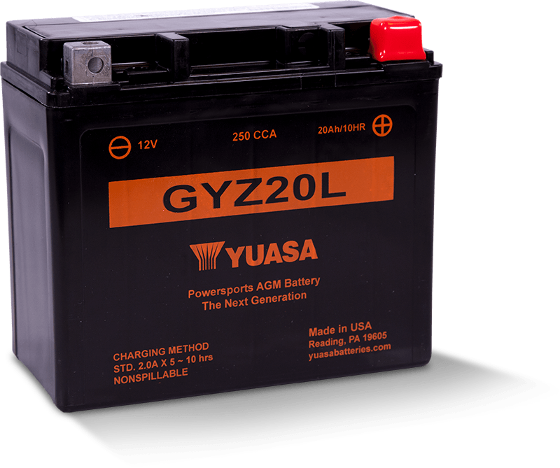 Yuasa Battery YUAM720GZ Yuasa GYZ20L High Performance Maintenance Free AGM 12-Volt Battery - User 1