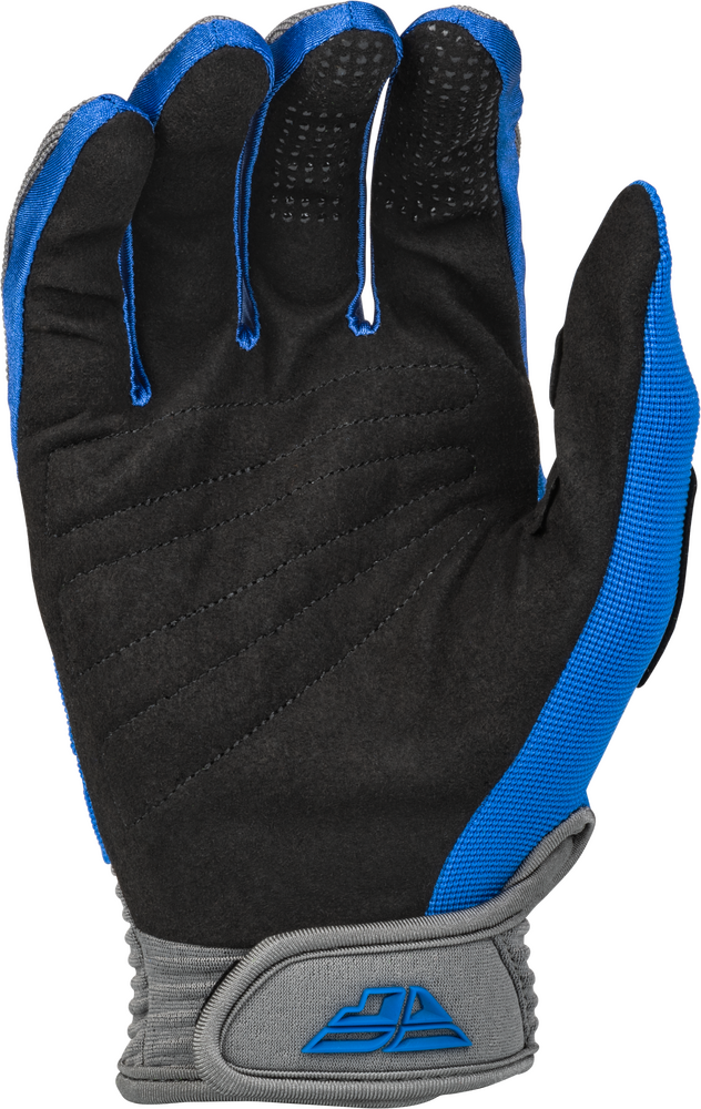 Fly Racing Youth F-16 Gloves Blue Grey YXS