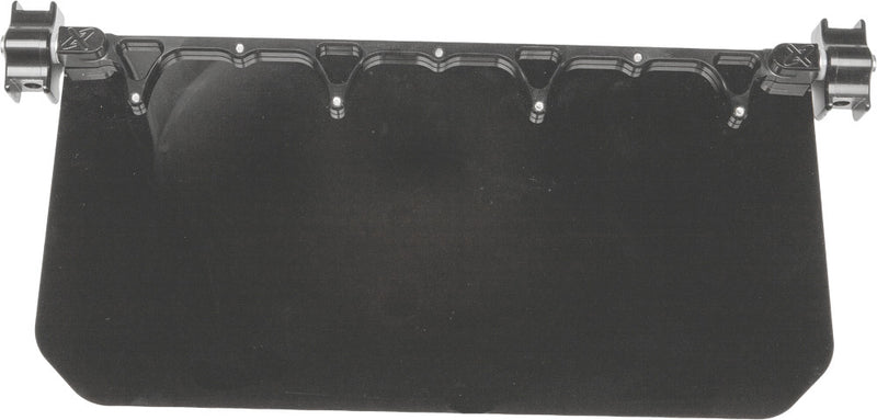 Axia 12-9162 MODSVB-BK 12" SUN VISOR SOLID BLACK 2 CLAMP MOUNTS NEEDED