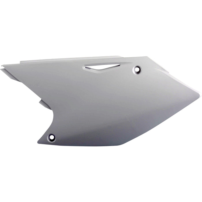 POLISPORT 0520-3684 8601900003 Side Panels For Kawasaki Side Panels - OEM White - KX 250F