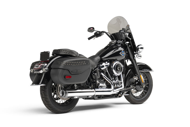 Cobra 4" 2-1 NH Slip-ON Long Chrome W Black TIP Softail - 6542 For Harley Softail 2025 | Arctic Cat Powder Special 600 2000