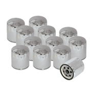 S&S Cycle 310-0240 Shovelhead Models Oil Filters - Chrome - 12 Pack - User 1