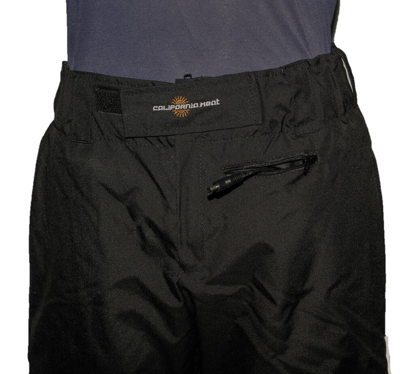 California Heat 12V Streetrider Outer Pants Black XL - PS-XL