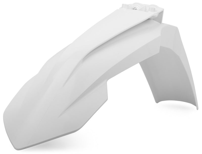 Polisport Front Fender White - 8574200002 KTM Dirt Bikes 2016-2023