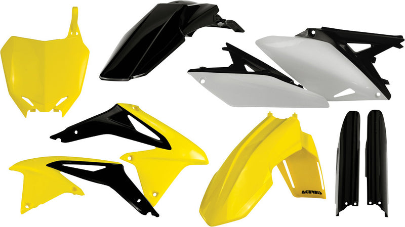 Acerbis Full Plastic Kit Yellow - 2198033914 Suzuki RMZ 250 2010-2018