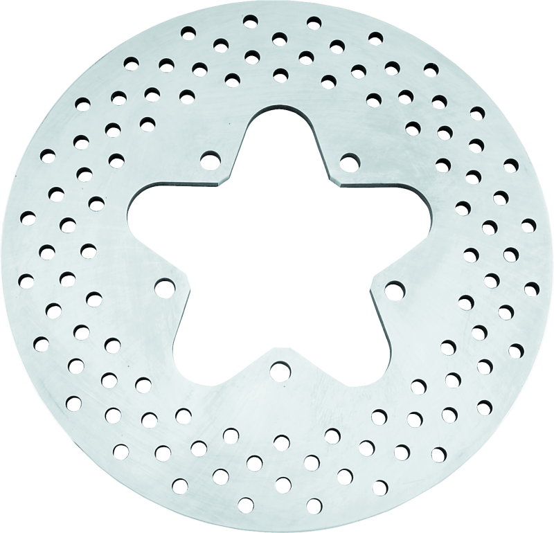 Bikers Choice 489849 86-99 FLT Stock Replacement Rear Brake Rotor Drilled Steel - Photo - Primary