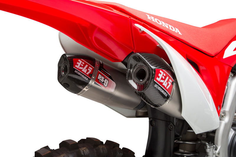 Yoshimura RS-9 Header Canister END CAP Exhaust Slip-ON SS-AL-SS - 22844BR520 Honda CRF250R / CRF250RX 2020-2021