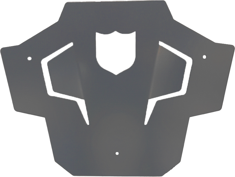 Pro Armor Rear Sport Bumper Skid Plate Titanium Metallic - P199P367TM Polaris RZR 2020-2021