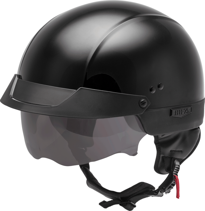 gmax gm45 half motorcycle helmet GMAX HH-75 Half Helmet Black / XS
