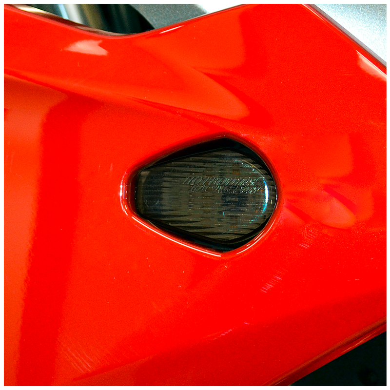 Hot Bodies Flush Mount Signal TS Smoke - 41102-0101 Honda CBR250R 2011-2013