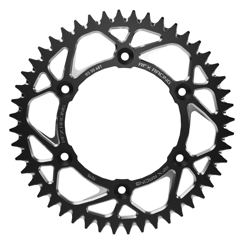 Rfx 739-1109950BK FXRS 10-50 99BK ALUMINUM REAR SPROCKET 50T BLACK HON