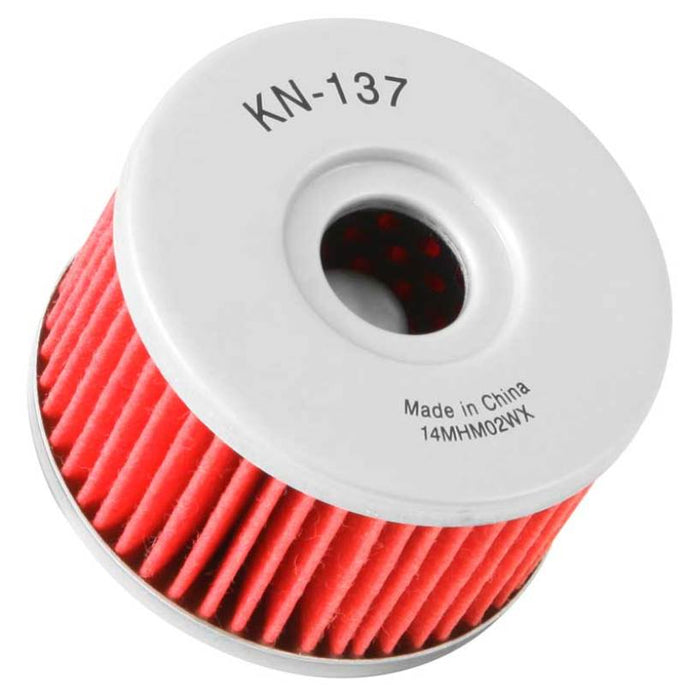 K&N Engineering KN-137 K&N Suzuki 2.375in OD X 1.469in H Oil Filter - Photo - Primary