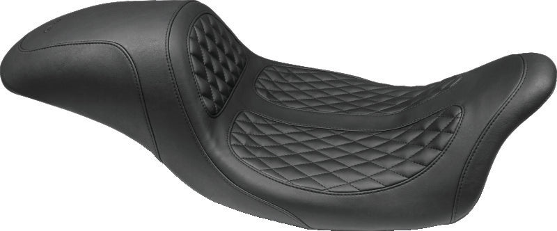 Mustang Motorcycle 75947 Mustang 08-21 Harley Electra Glide,rd Glide,rd King ,str Glide Hightail Fastback 1PC Seat - Black - Photo - Primary