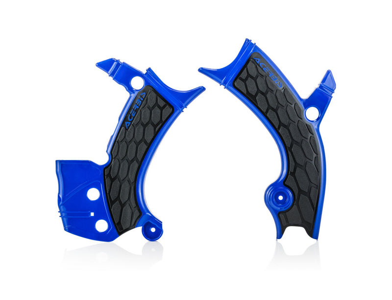 Acerbis X-Grip Frame Guard Blue Black - 2689411034 Yamaha Dirt Bikes 2018-2024