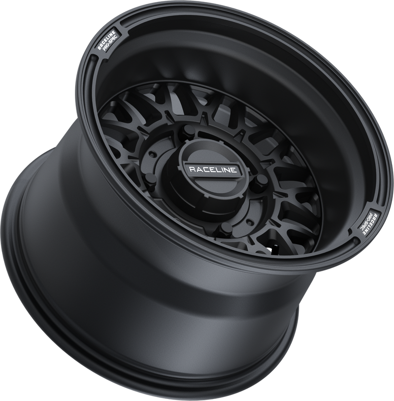 Raceline Wheels Raceline Omega 15X10 4/137 5+5 (0MM) Satin Black - A13B-51037-00 Honda UTVs 2016-2023