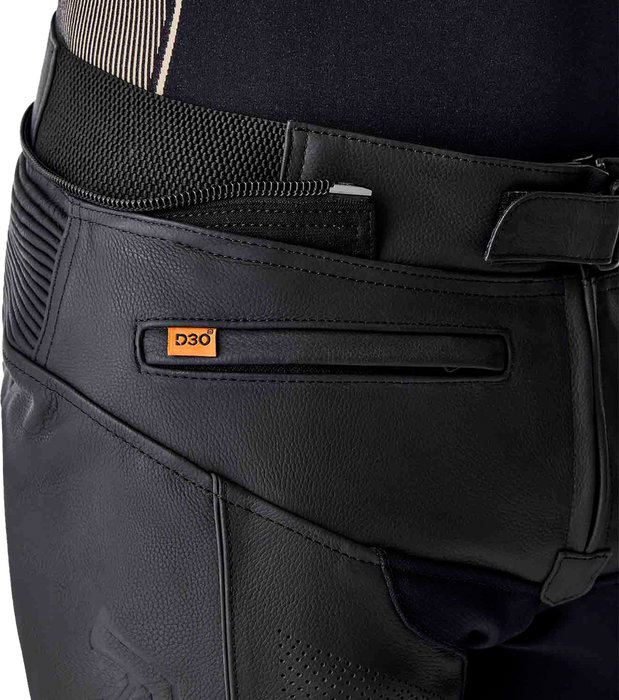 Rst 556-3610034 103610BLK-34 T2 D3O LEATHER PANTS BLACK LG