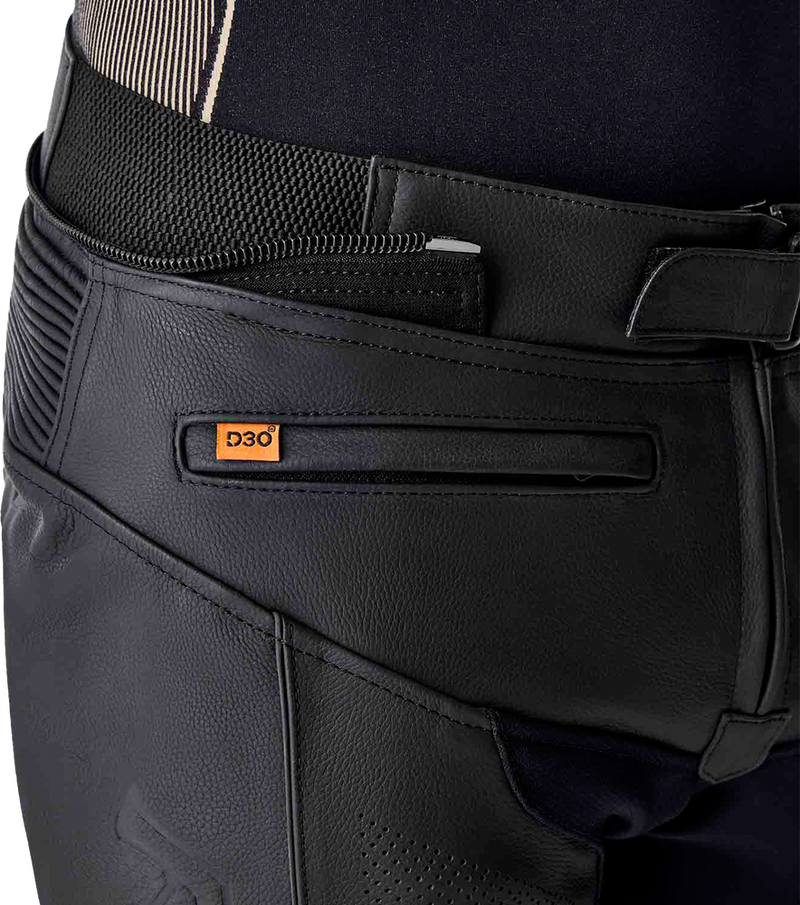 Rst T2 D3O Leather Pants Black XS - 103610BLK-28