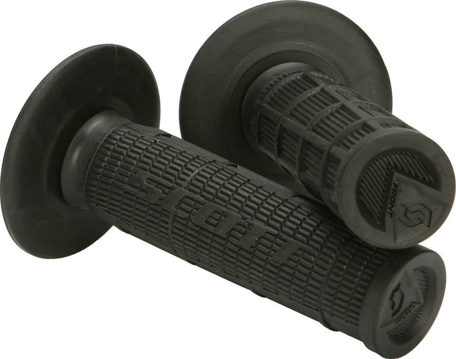 Scott 51-1030 233927-0001 RADIAL HALF WAFFLE GRIPS BLACK 7/8"
