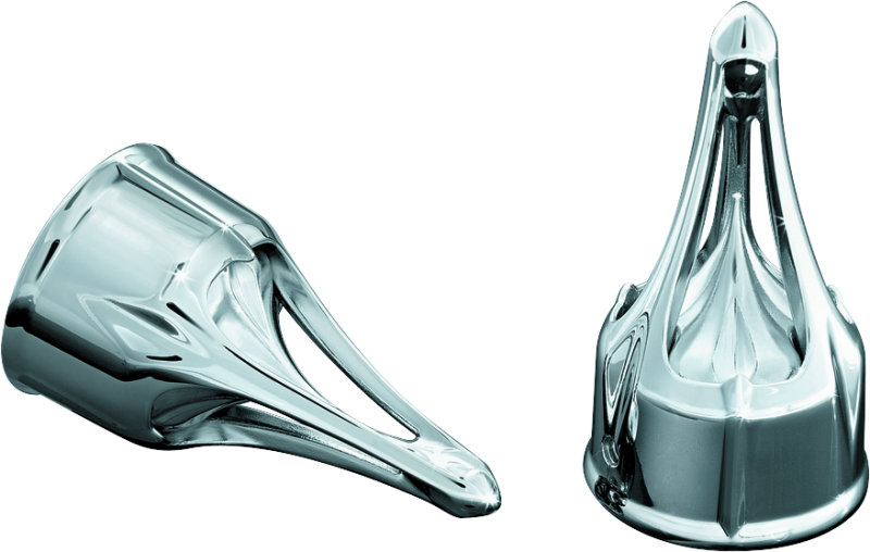 Kuryakyn 1225 Roman Axle Caps Chrome - Photo - Primary