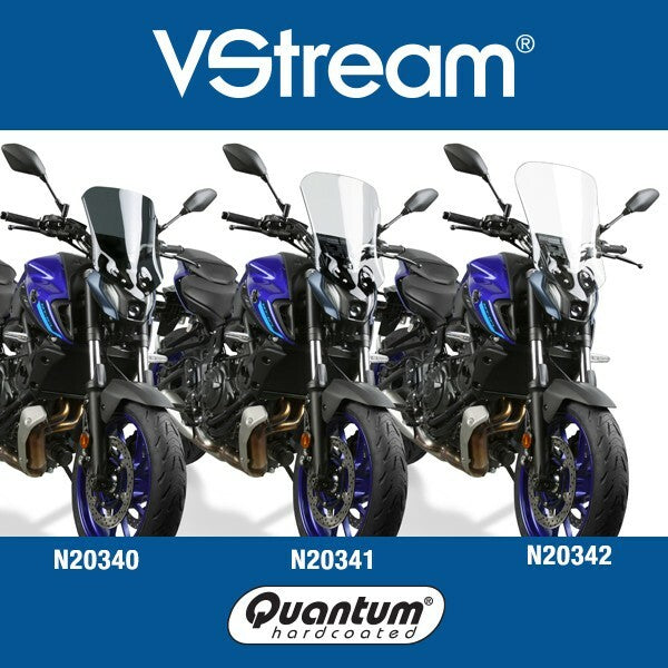 National Cycle 562-5181D N20340 VSTREAM WINDSCREEN SHORT DARK TINT YAM
