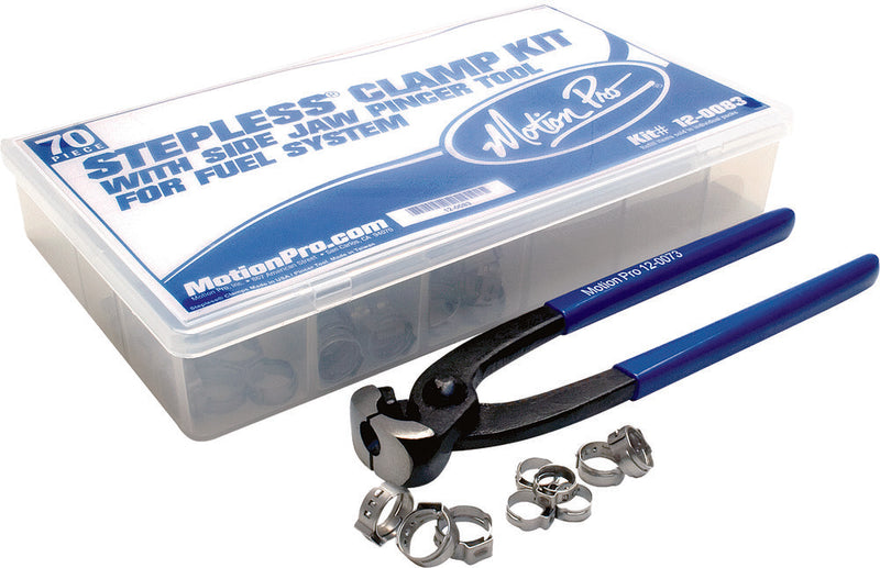 Motion Pro 12-0830 12-0083 STEPLESS CLAMP FUEL LINE FITTINGS KIT 80/PC