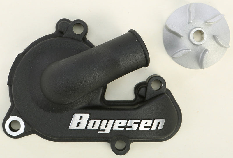 Boyesen Waterpump Cover & Impeller Kit Black - WPK-44B For Husqvarna Dirt Bikes 2014-2016 | KTM Dirt Bikes 2011-2016