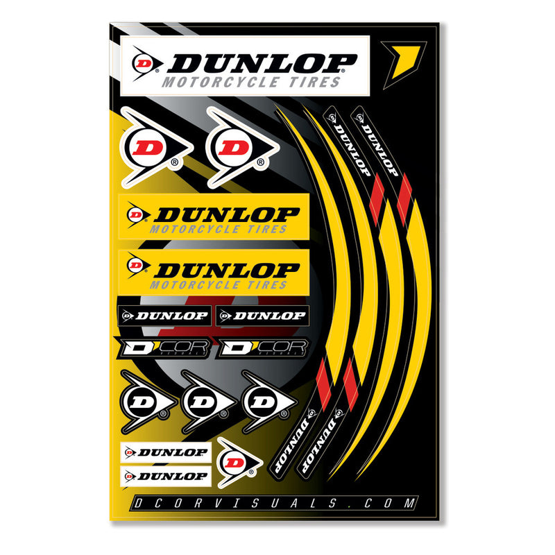 D'cor Visuals D-Cor Decal Sheet 12 MIL Dunlop - 40-90-117