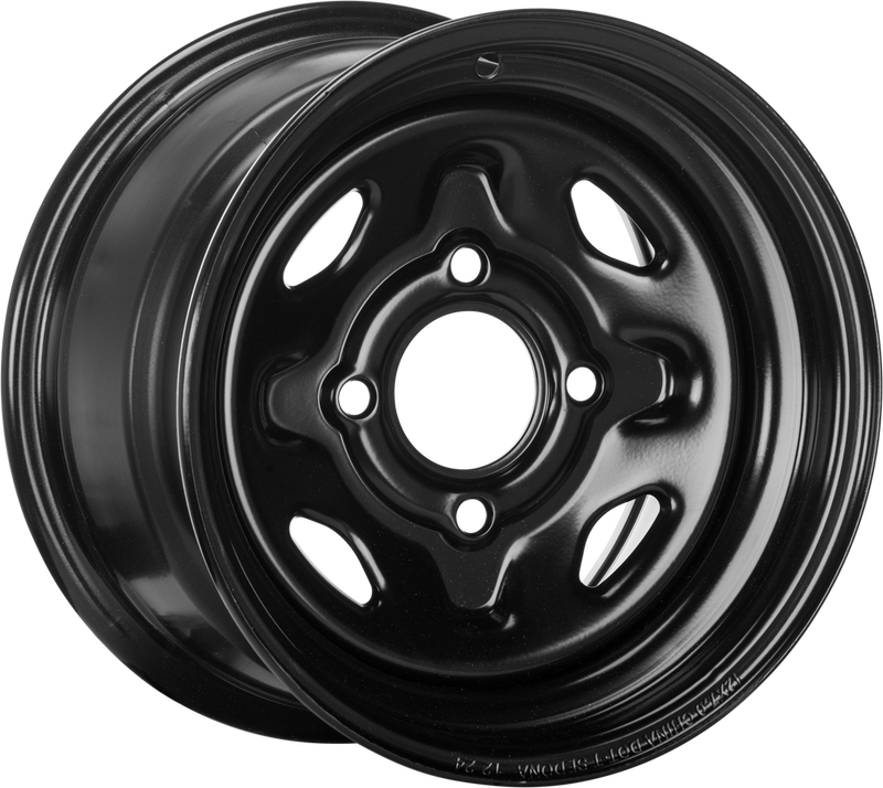 Sedona 570-9002 570-9002 SEDONA STEEL 12X7 4/110 5+2 BLK FRONT