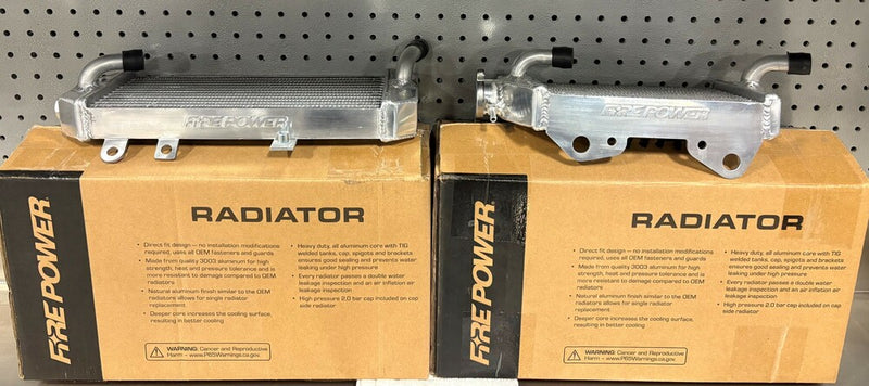 Fire Power Radiator Left - TRS-R-140L Kawasaki KX 450 2016-2023