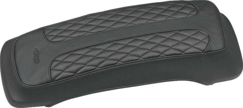 Mustang Motorcycle 77605 Mustang 80-07 Harley Early FL Touring Saddlebag Lid Covers W/studs- Black - Photo - Primary