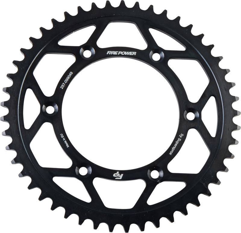 Fire Power 257-099049 FPS-990-49-BLK REAR SPROCKET STEEL 49T BLK