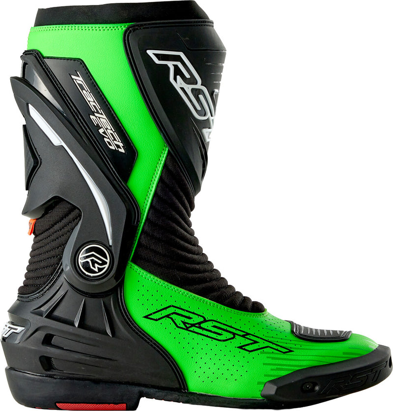 Rst 556-3700447 103700F.GRN-47 TRACTECH EVO D3O BOOT BLACK/FLO GREEN 13