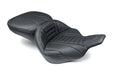 Mustang Motorcycle 76739 Mustang 97-07 Harley Electra Glide,rd Glide Super Touring 1PC Seat Deluxe - Black - Photo - Primary