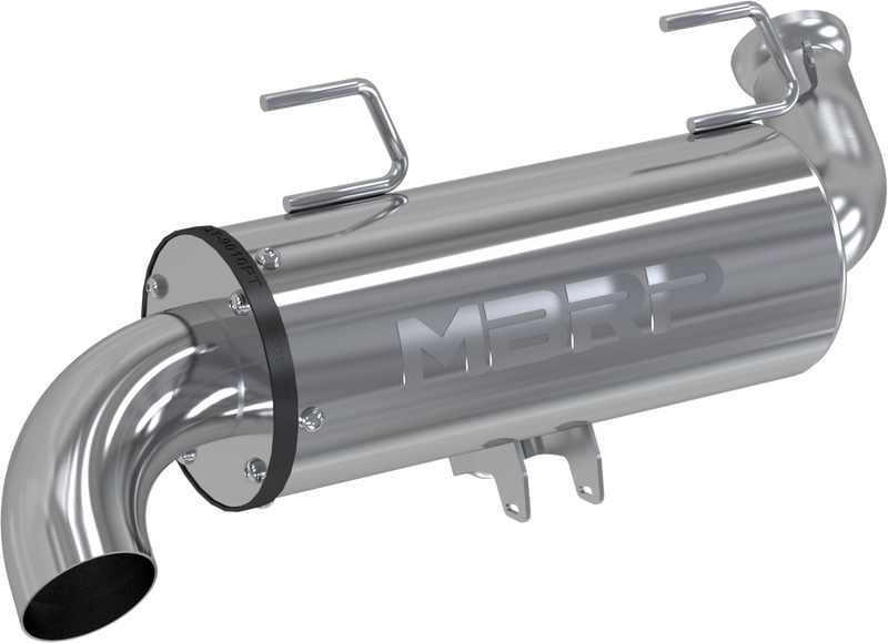 Mbrp Performance Single Pipe S O POL - AT-9525PT Polaris Sportsman 2017-2021