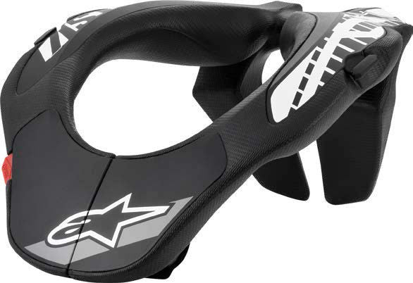 Alpinestars 482-6021 6540118-12-OS YOUTH NECK SUPPORT BLACK/WHITE