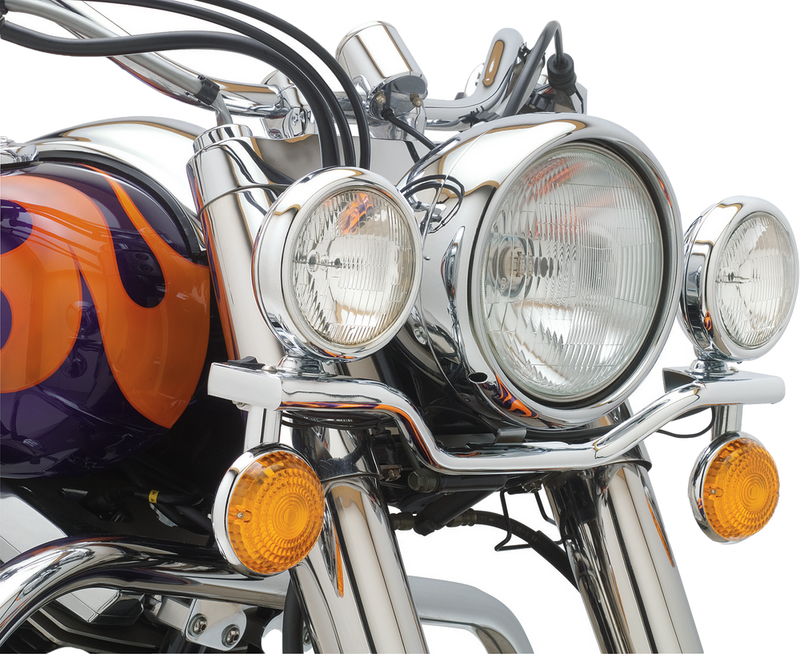 Cobra Light Bar Chrome Yamaha Roadstar 1600/1700 - 04-0250A Yamaha 1600 Road Star / XV1600A Road Star / 1700 Road Star / XV1700A Road Star 1999-2010