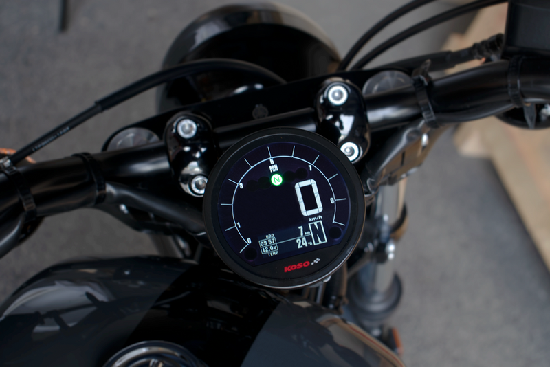 Koso North America DL-04B Speedo Black - BA077201 Yamaha Bolt 2014-2023