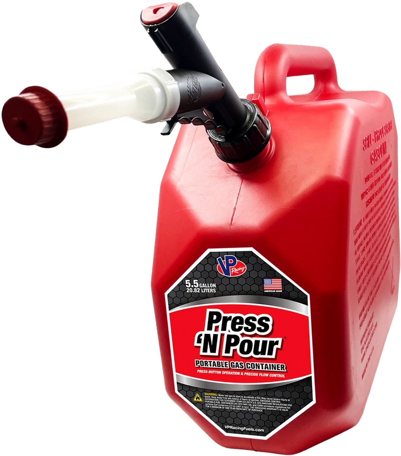 Vp Racing 30-3400 3839 PRESS 'N POUR GAS CAN 5.5 GAL