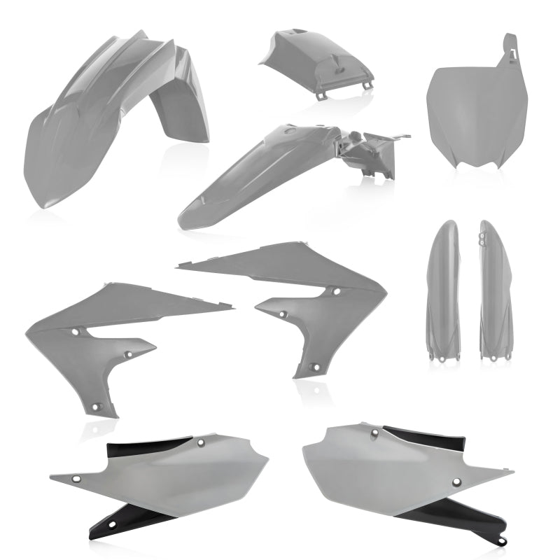 Acerbis 2736350011 18-23 Yamaha YZ250F/ YZ250FX/ YZ450F/ YZ450FX (includes Tank Cover) Full Plastic Kit - Gray - Photo - Primary