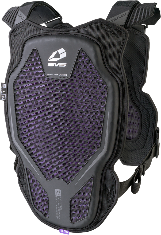 Evs EVO Chest Protector With Rezro Black MD LG - EVO-BK-ML