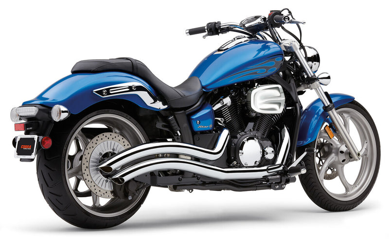 Cobra Speedster Swept F S Chrome Yamaha Stryker - 2230 Yamaha 1300 Stryker / Stryker 2011-2017