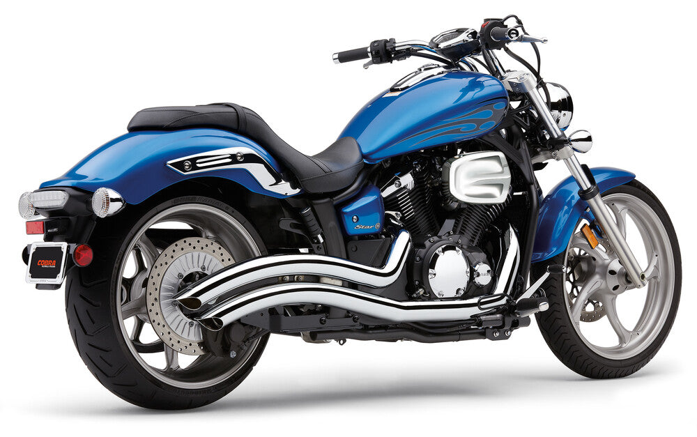 Cobra 82-97059 2230 SPEEDSTER SWEPT F/S CHROME YAM STRYKER 11-18