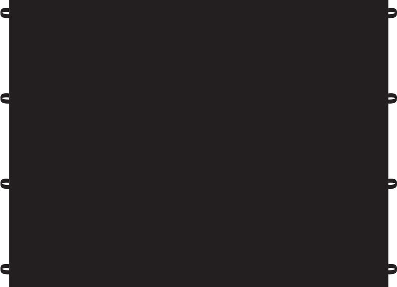 Shinko Canopy Full Wall Black 10'X10' - 31-51102